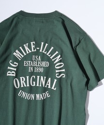 BIG MIKE コットン プリントTシャツ