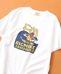 BIG MIKE コットン プリントTシャツ