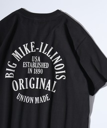 BIG MIKE コットン プリントTシャツ