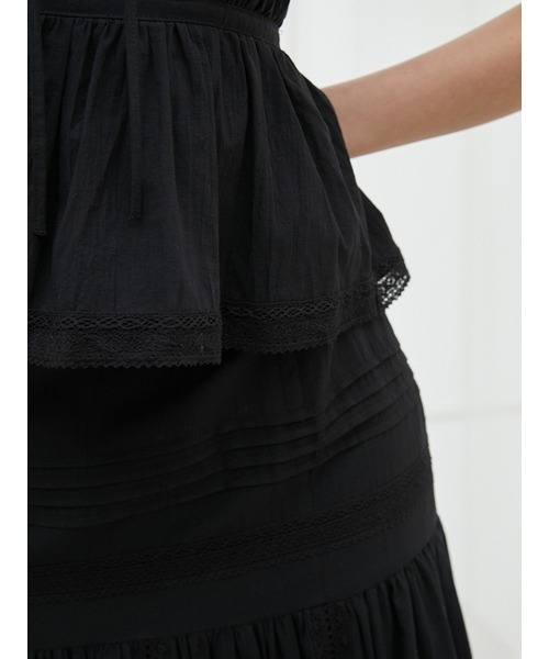 SNIDEL（スナイデル）の「コットンキャミブラウス（シャツ/ブラウス・レディース・ホワイト/レッド/ブラック・FREE）」の11枚目の写真