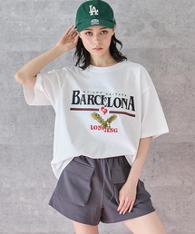 ANAP | BARCELONA イーグル 刺繍ロゴ tシャツ(Tシャツ/カットソー)