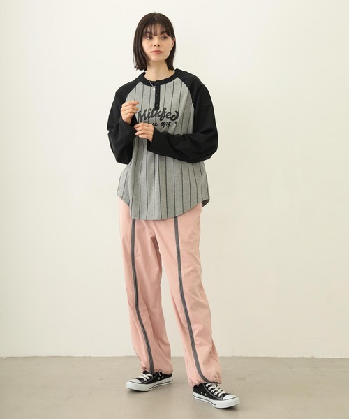 MILKFED.（ミルクフェド）の「STRIPED B/B TEE（Tシャツ/カットソー・レディース・アッシュ/ブラック/ネイビー・ONE SIZE）」の17枚目の写真