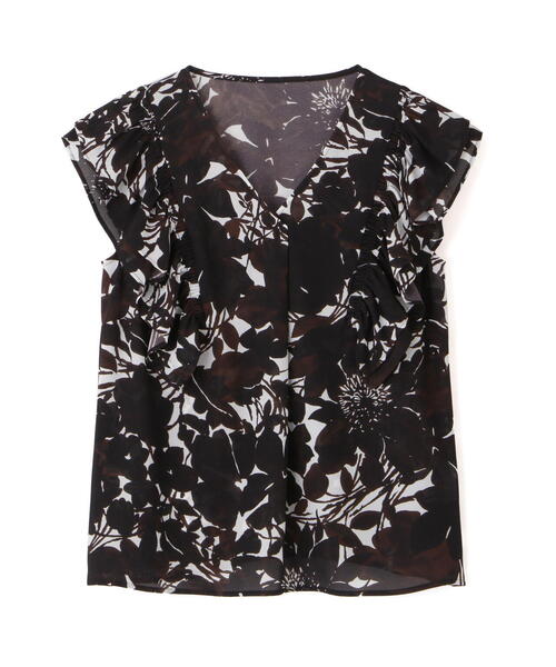 PINKY&DIANNE（ピンキーアンドダイアン）の「◆【接触冷感】グラデーションフラワープリントブラウス（シャツ/ブラウス・レディース・ブラック系その他/ピンク系その他・38）」の12枚目の写真