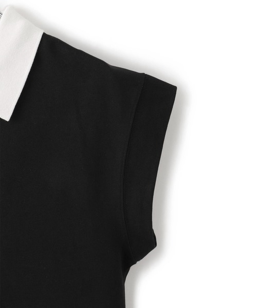 ADAM ET ROPE'（アダムエロペ）の「【WEB限定】スリーブレスポロ