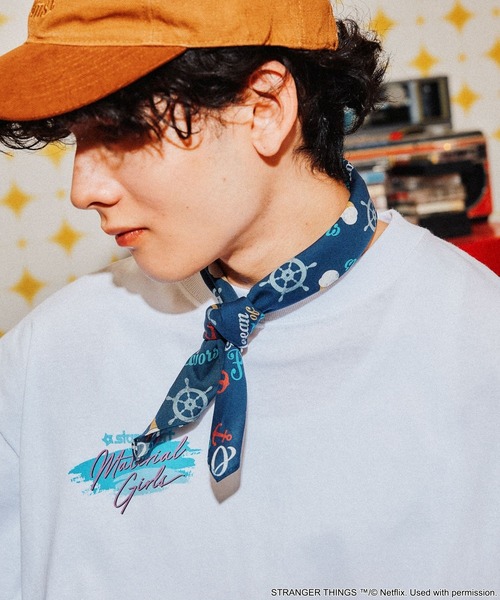 セール】【STRANGER THINGS】コラボ 総柄バンダナ（その他小物
