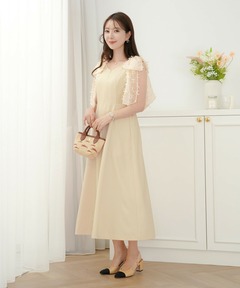 Darichドットボウタイフレアミニワンピース FL ドットボウタイフレアミニワンピース（ワンピース）｜Darich