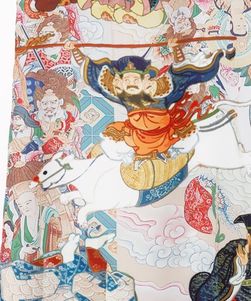 カヤ(カヤ)の「【カヤ】着る、NIPPON ART 浮世色ワンピース(ワンピース・レディース・ライトグレー/ベージュ/グレー・FREE)」の8枚目の写真