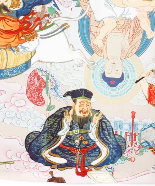 カヤ(カヤ)の「【カヤ】着る、NIPPON ART 浮世色ワンピース(ワンピース・レディース・ライトグレー/ベージュ/グレー・FREE)」の10枚目の写真