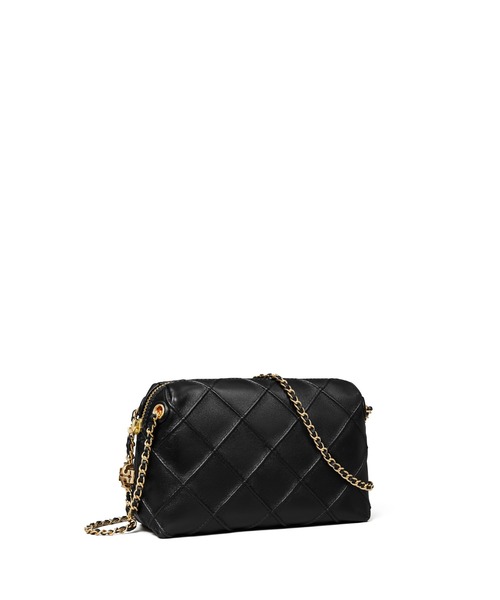 未使用級✨トリーバーチ フレミング ボディバッグ レザー キルティング タッセル フレミング ソフト クロスボディバッグ（ショルダーバッグ）｜TORY