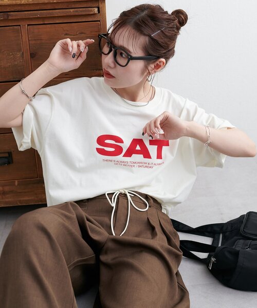WEB限定】DAYグラフィックTシャツ（Tシャツ/カットソー）｜DISCOAT