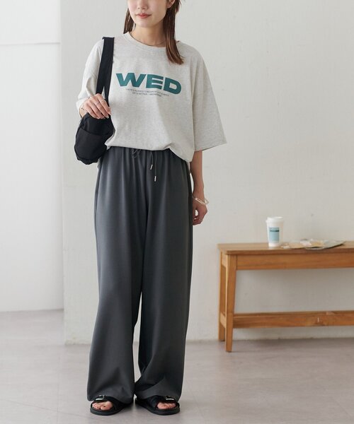 DISCOAT(ディスコート)の「【WEB限定】DAYグラフィックTシャツ(Tシャツ/カットソー・レディース・チャコールグレー/オフホワイト/ライトグレー・FREE)」の20枚目の写真