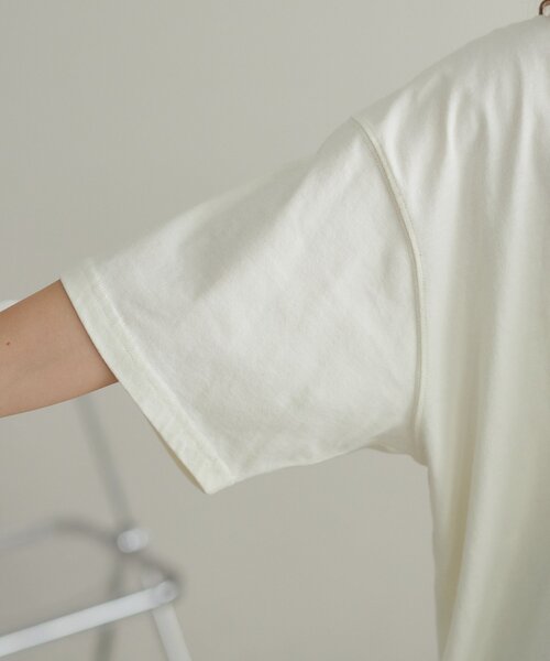 DISCOAT(ディスコート)の「【WEB限定】DAYグラフィックTシャツ(Tシャツ/カットソー・レディース・チャコールグレー/オフホワイト/ライトグレー・FREE)」の11枚目の写真