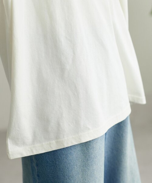 DISCOAT(ディスコート)の「【WEB限定】DAYグラフィックTシャツ(Tシャツ/カットソー・レディース・チャコールグレー/オフホワイト/ライトグレー・FREE)」の12枚目の写真