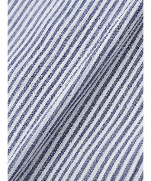 Perfect Suit FActory(パーフェクトスーツファクトリー)の「【綿100%】長袖ワイシャツ【クラシコ】クレープ織 ブルー/ネイビー(ブルー)(ビジネスシャツ・メンズ・ブルー/ネイビー・LL/M/S/L)」の12枚目の写真