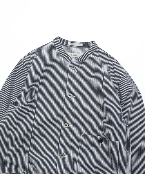 D.M.G.（ドミンゴ）の「[D.M.G / ディーエムジー] ヒッコリーデニム アーモンドジャケット（デニムジャケット・レディース・ブルー系その他・3/2）」の15枚目の写真