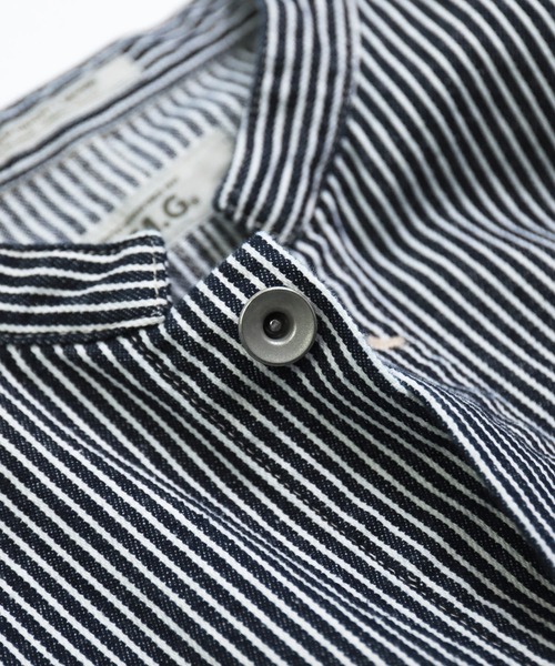 D.M.G.（ドミンゴ）の「[D.M.G / ディーエムジー] ヒッコリーデニム アーモンドジャケット（デニムジャケット・レディース・ブルー系その他・3/2）」の16枚目の写真