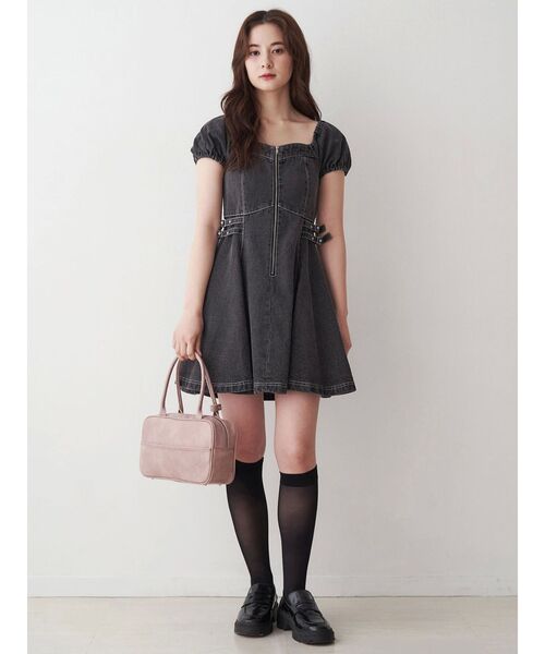 CALNAMUR(カルナムール)の「ヴィンテージフェイクレザーボストンバッグ(ボストンバッグ・レディース・ブラウン/ピンク・FREE)」の15枚目の写真