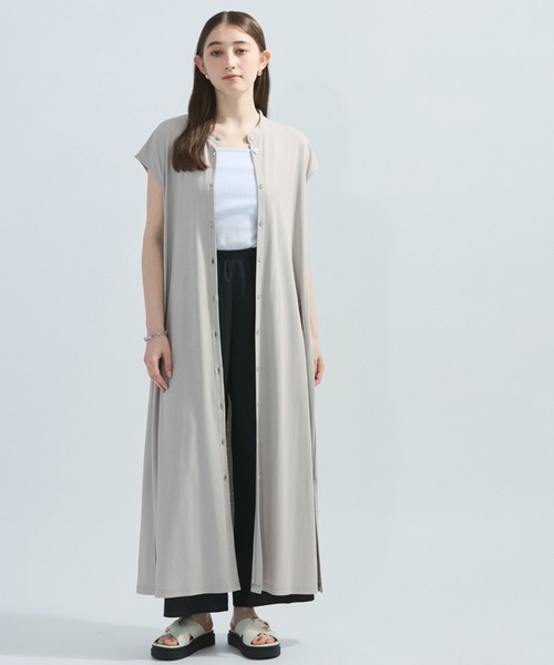 ketty(ケティ)の「汗染み防止カットワンピース≪洗濯機で洗える≫(ワンピース・レディース・オフホワイト/ブラック/ライトグレー・M)」の3枚目の写真