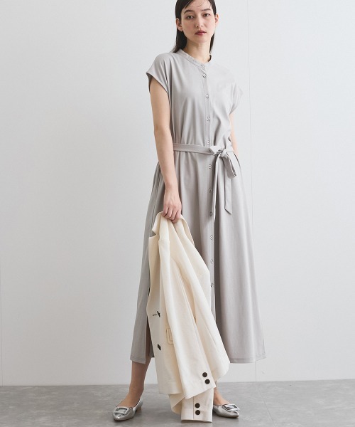 ketty(ケティ)の「汗染み防止カットワンピース≪洗濯機で洗える≫(ワンピース・レディース・オフホワイト/ブラック/ライトグレー・M)」の12枚目の写真