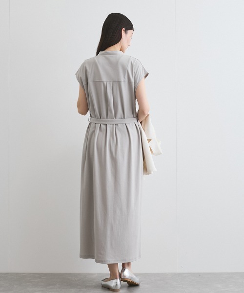 ketty(ケティ)の「汗染み防止カットワンピース≪洗濯機で洗える≫(ワンピース・レディース・オフホワイト/ブラック/ライトグレー・M)」の11枚目の写真