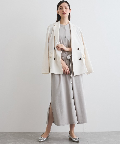 ketty(ケティ)の「汗染み防止カットワンピース≪洗濯機で洗える≫(ワンピース・レディース・オフホワイト/ブラック/ライトグレー・M)」の13枚目の写真