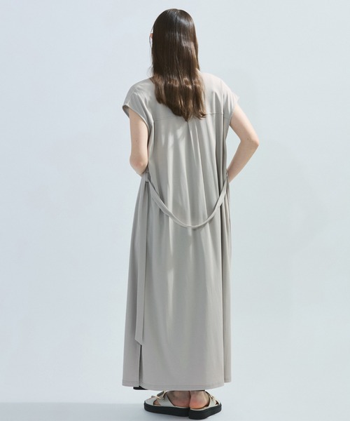 ketty(ケティ)の「汗染み防止カットワンピース≪洗濯機で洗える≫(ワンピース・レディース・オフホワイト/ブラック/ライトグレー・M)」の14枚目の写真