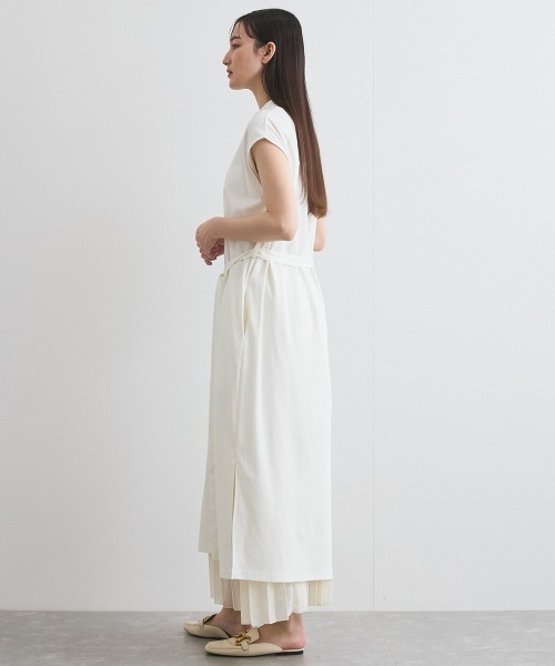 ketty(ケティ)の「汗染み防止カットワンピース≪洗濯機で洗える≫(ワンピース・レディース・オフホワイト/ブラック/ライトグレー・M)」の22枚目の写真