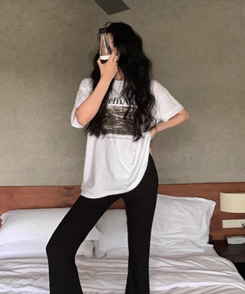 SHEPP(シープ)の「ルーズシルエット フォトプリント Tシャツ(Tシャツ/カットソー・メンズ・ブラック/ホワイト・XL/L/M)」の7枚目の写真