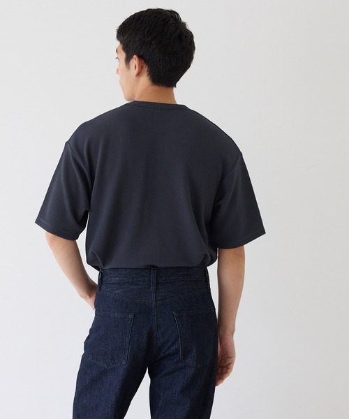 coca(coca)(コカ)の「エンボスポケットTシャツ(Tシャツ/カットソー・メンズ・ライトブルー/ライトグレー/ネイビー/チャコール/ブラック/ホワイト・M/L/XL)」の13枚目の写真