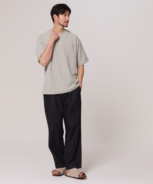 coca(coca)(コカ)の「エンボスポケットTシャツ(Tシャツ/カットソー・メンズ・ライトブルー/ライトグレー/ネイビー/チャコール/ブラック/ホワイト・M/L/XL)」の19枚目の写真