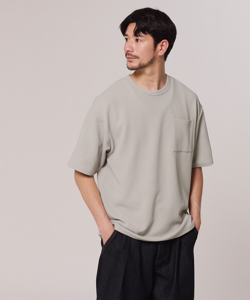 coca(coca)(コカ)の「エンボスポケットTシャツ(Tシャツ/カットソー・メンズ・ライトブルー/ライトグレー/ネイビー/チャコール/ブラック/ホワイト・M/L/XL)」の20枚目の写真