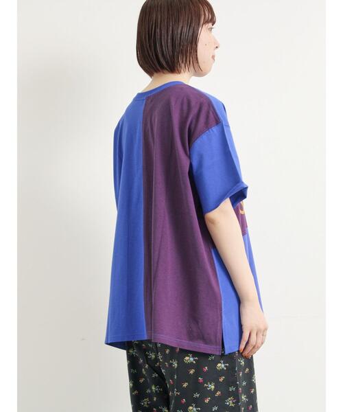 SM2（エスエムツー）の「[接触冷感]リメイク風Tシャツ（Tシャツ/カットソー・レディース・オフホワイト/ブラック/ブルー/レッド・F）」の19枚目の写真