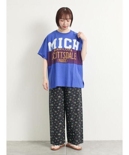 SM2（エスエムツー）の「[接触冷感]リメイク風Tシャツ（Tシャツ/カットソー・レディース・オフホワイト/ブラック/ブルー/レッド・F）」の21枚目の写真