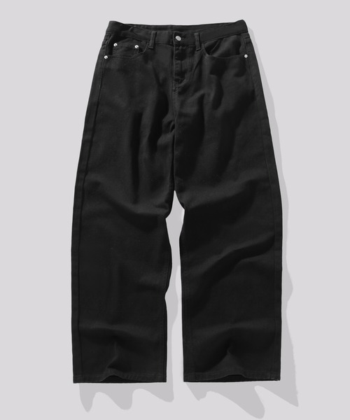 TOBEE(トゥビー)の「【TOBEE】ルーズシルエットデニムワイドパンツ(デニムパンツ・メンズ・ブラック/グレイッシュベージュ/ホワイト・X-LARGE/LARGE/MEDIUM/SMALL)」の11枚目の写真