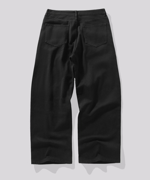 TOBEE(トゥビー)の「【TOBEE】ルーズシルエットデニムワイドパンツ(デニムパンツ・メンズ・ブラック/グレイッシュベージュ/ホワイト・X-LARGE/LARGE/MEDIUM/SMALL)」の12枚目の写真
