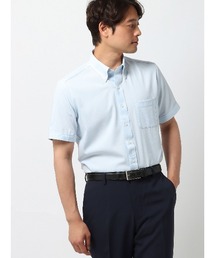 最高シャツ 半袖ワイシャツ ノンアイロンストレッチ ボタンダウンカラー BASIC ドレスシャツ