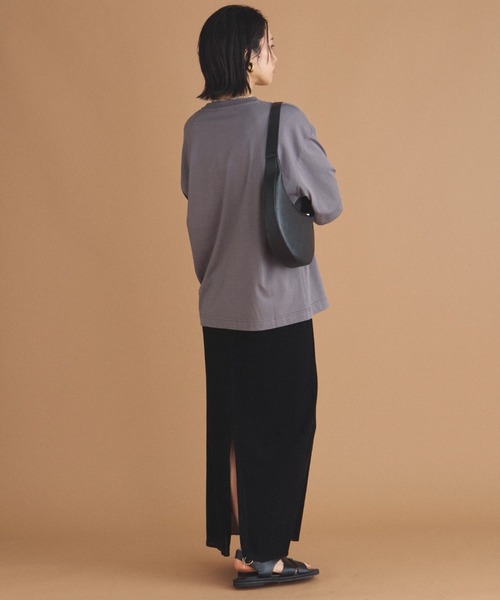 Doux archives（ドゥアルシーヴ）の「フォトプリント半袖Tee（Tシャツ/カットソー・レディース・チャコールグレー/オフホワイト/グレイッシュベージュ・38）」の22枚目の写真