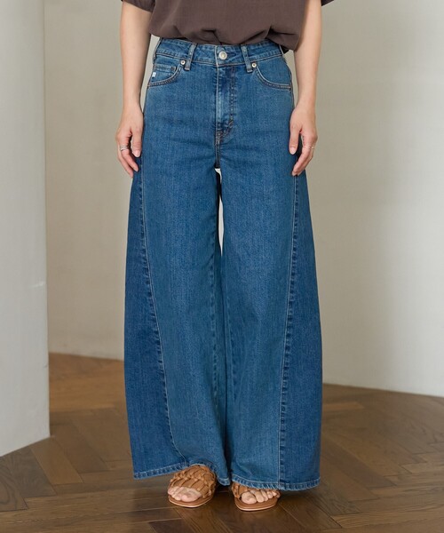 デニム リメイク パネル SOMETHING/サムシング 別注 SIDE PANEL BAGGY/サイドパネル