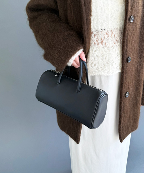 エディットフォールル　abc ボストンレザーバッグ ハンドバッグ 追加》abcスムースレザーボストンバッグ（ボストンバッグ