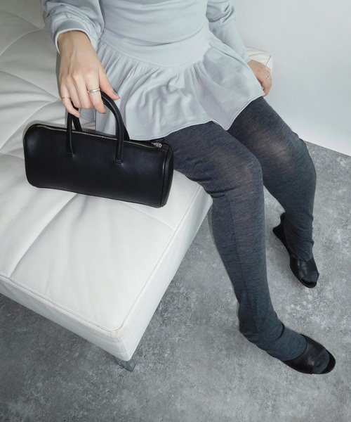 EDIT. FOR LULU（エディットフォールル）の「《追加》abcスムースレザーボストンバッグ（ボストンバッグ・レディース・ブラック・FREE）」の2枚目の写真