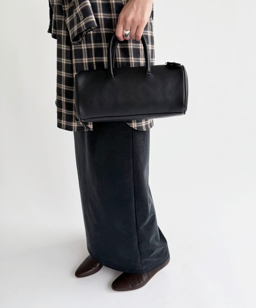 EDIT. FOR LULU（エディットフォールル）の「《追加》abcスムースレザーボストンバッグ（ボストンバッグ・レディース・ブラック・FREE）」の5枚目の写真