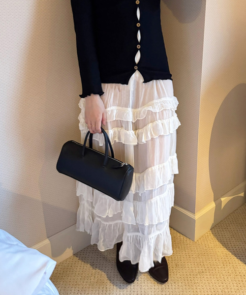 EDIT. FOR LULU（エディットフォールル）の「《追加》abcスムースレザーボストンバッグ（ボストンバッグ・レディース・ブラック・FREE）」の10枚目の写真