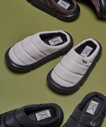 PENNEYS（ぺニーズ）の「裏ボアで暖かい！室内履きでも大活躍【Penneys THE FOX】別注 キツネワッペンクロッグサボ ウィンターサンダル モックシューズ スリッポン 裏ボアキルティングサンダル（サンダル）」