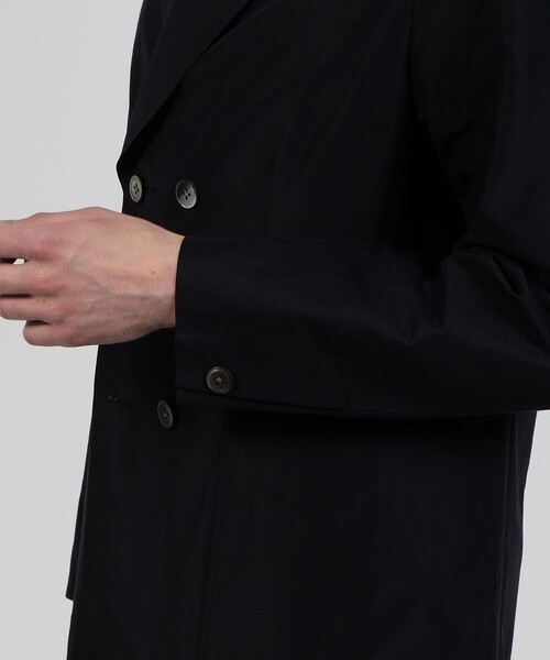 TOMORROWLAND （トゥモローランド）の「コットンシルク ダブルブレステッド 4Bジャケット（テーラードジャケット・メンズ・ネイビー/ベージュ・M/L/S）」の9枚目の写真