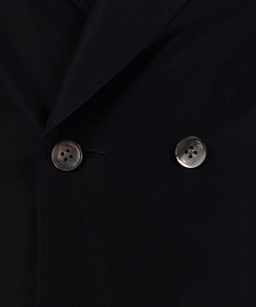 TOMORROWLAND （トゥモローランド）の「コットンシルク ダブルブレステッド 4Bジャケット（テーラードジャケット・メンズ・ネイビー/ベージュ・M/L/S）」の5枚目の写真
