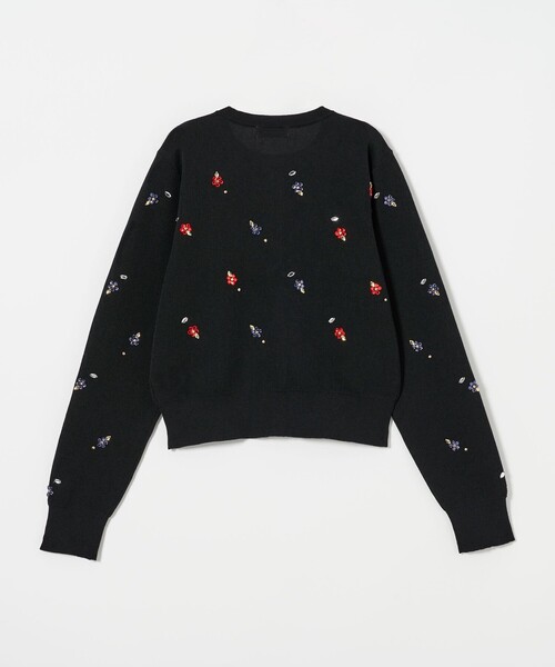 EMMEL REFINES(エメルリファインズ)の「<EMMEL REFINES>EM フラワー ビジュー カーディガン(カーディガン/ボレロ・レディース・ベージュ/ブラック・FREE)」の20枚目の写真