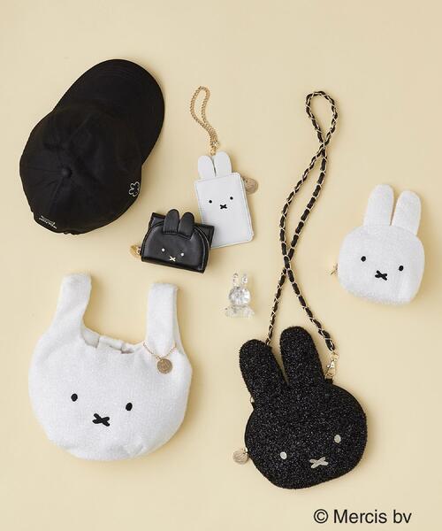 OPAQUE.CLIP(オペークドットクリップ)の「【miffyコラボ】刺繍入りキャップ(キャップ・レディース・ブラック/オフホワイト・00)」の7枚目の写真