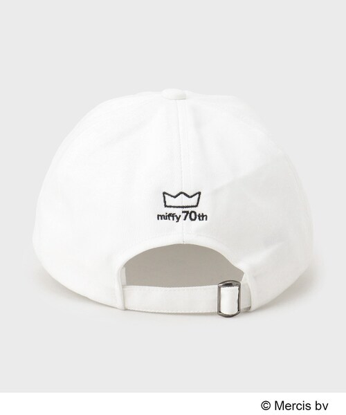 OPAQUE.CLIP(オペークドットクリップ)の「【miffyコラボ】刺繍入りキャップ(キャップ・レディース・ブラック/オフホワイト・00)」の12枚目の写真