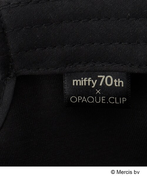 OPAQUE.CLIP(オペークドットクリップ)の「【miffyコラボ】刺繍入りキャップ(キャップ・レディース・ブラック/オフホワイト・00)」の16枚目の写真