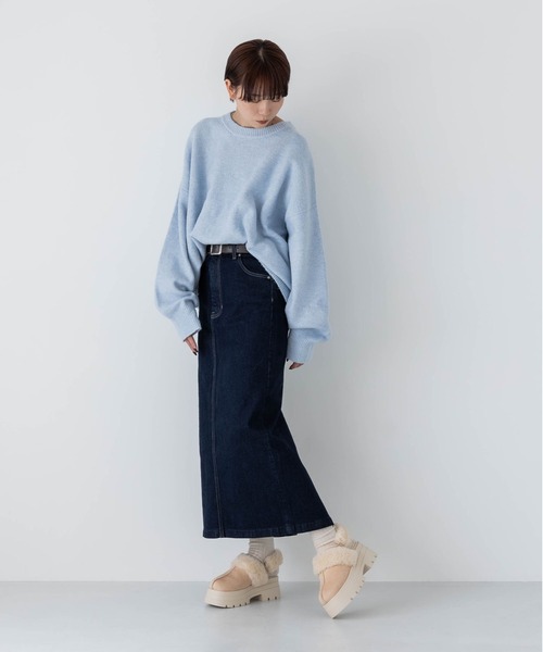 EVOL(イーボル)の「【ストラップ取り外し可・S-LLサイズ展開】2WAYムートンサボ IZ5827(ブーツ・レディース・アイボリー/ブラック・LL/S/M/L)」の15枚目の写真